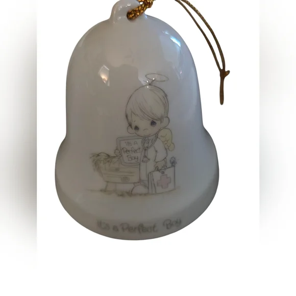 Precious Moments Porcelain Figurines Lot Of 5 1983-1989 - Picture 13 of 16